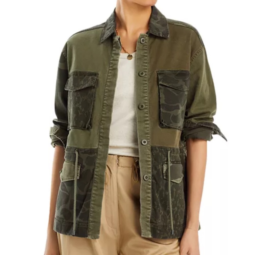 Rails Evan Olive Green Camouflage Jacket